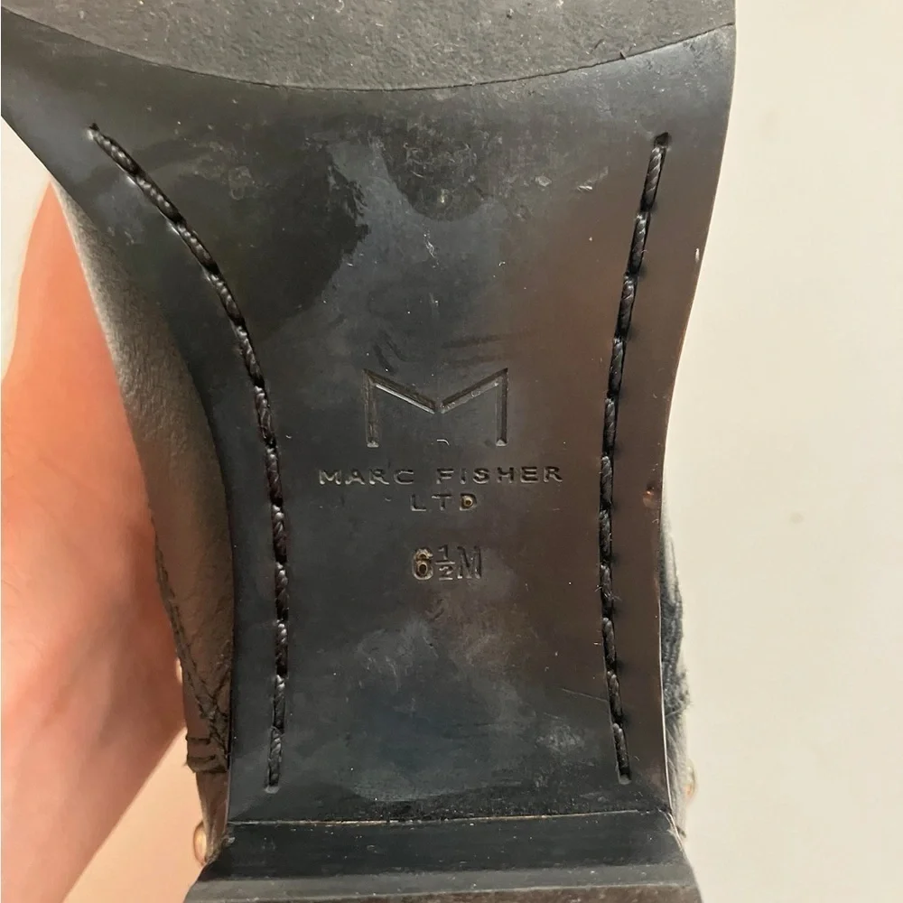 MARC FISHER “Yale” bootie with silver studs